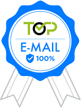 Top E-mail 100% Badge